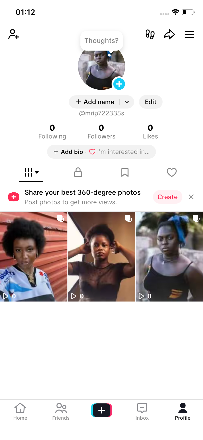 Old TikTok 0 followers