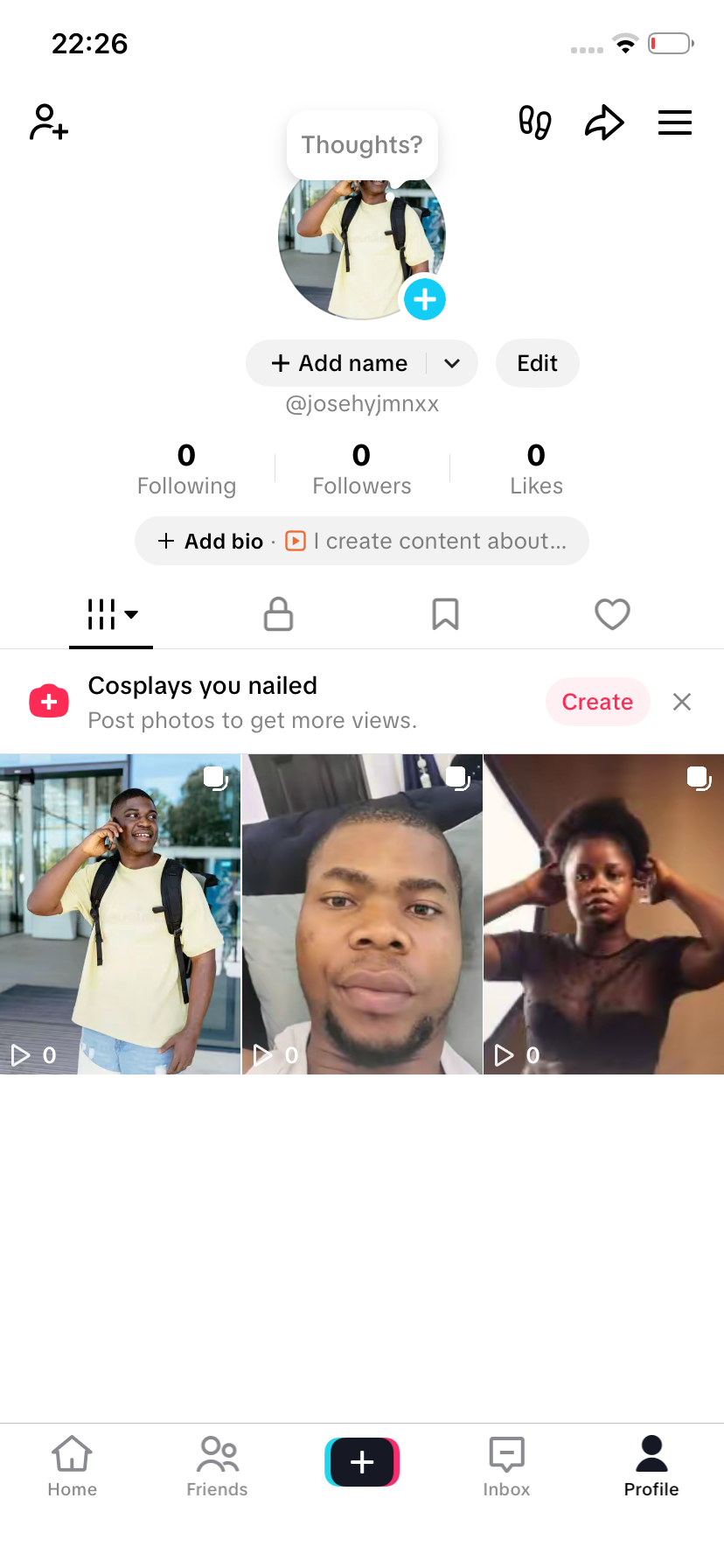 Old TikTok 0 followers