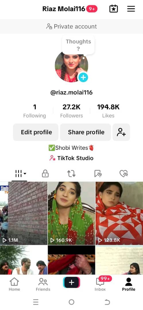 TikTok 27k followers high standard