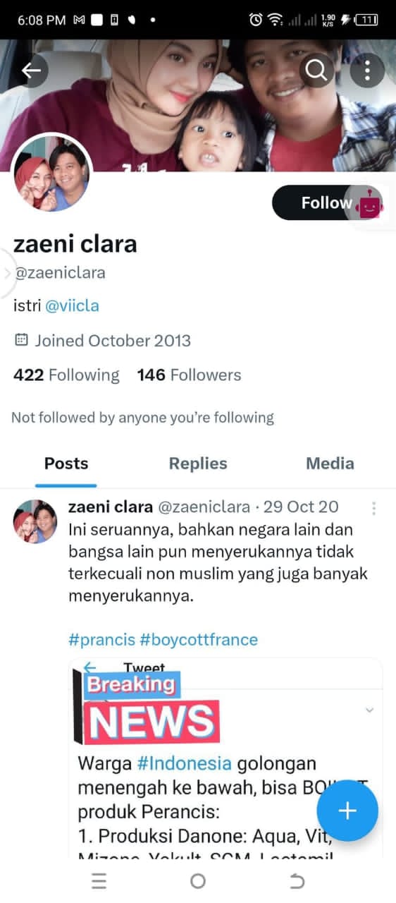 Twitter with 100 plus followers