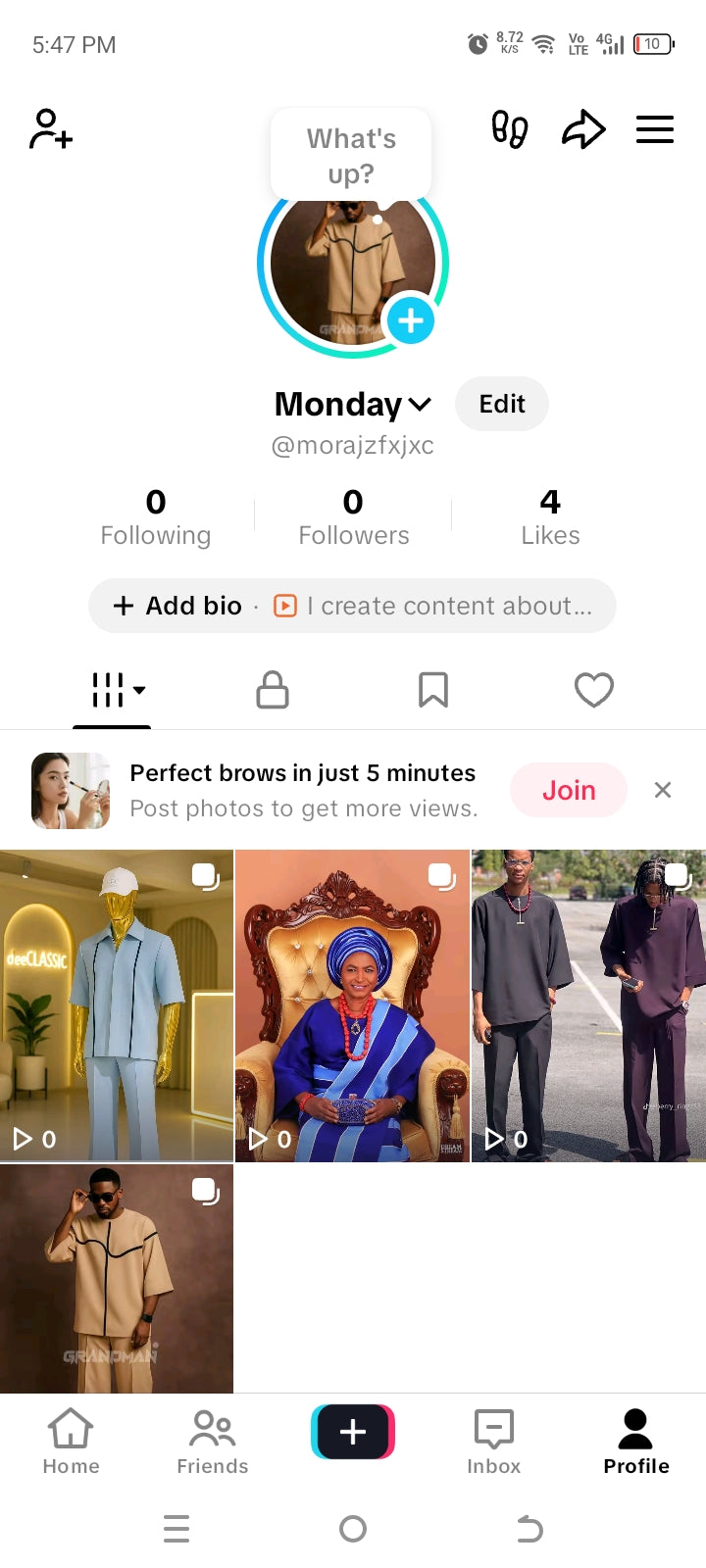 Tikktok empty followers