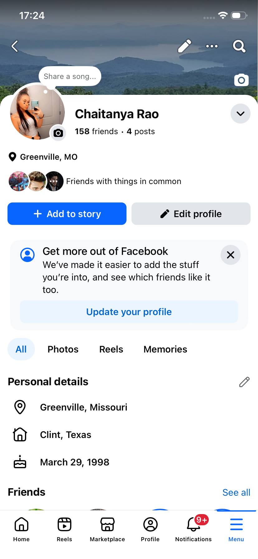 USA Facebook good profile