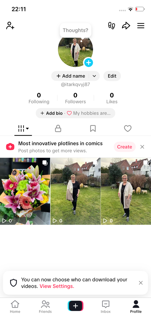 Old TikTok 0 followers