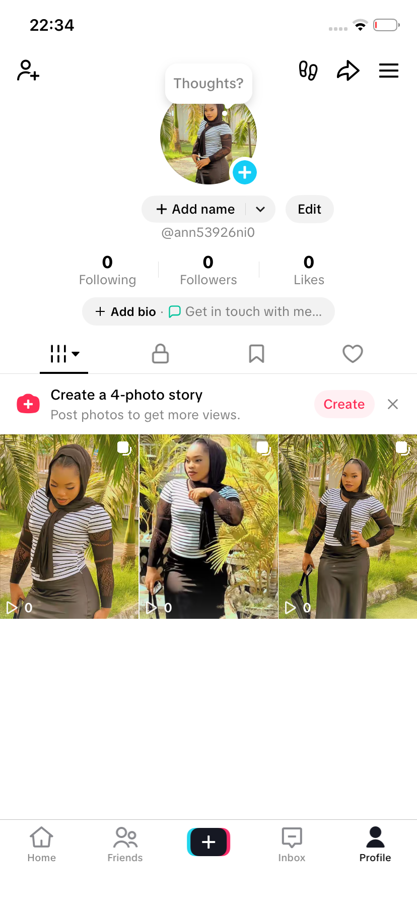 Old TikTok 0 followers