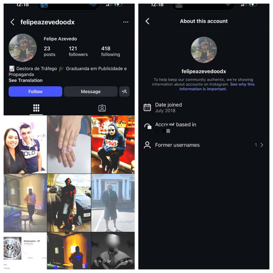 Instagram 121 followers