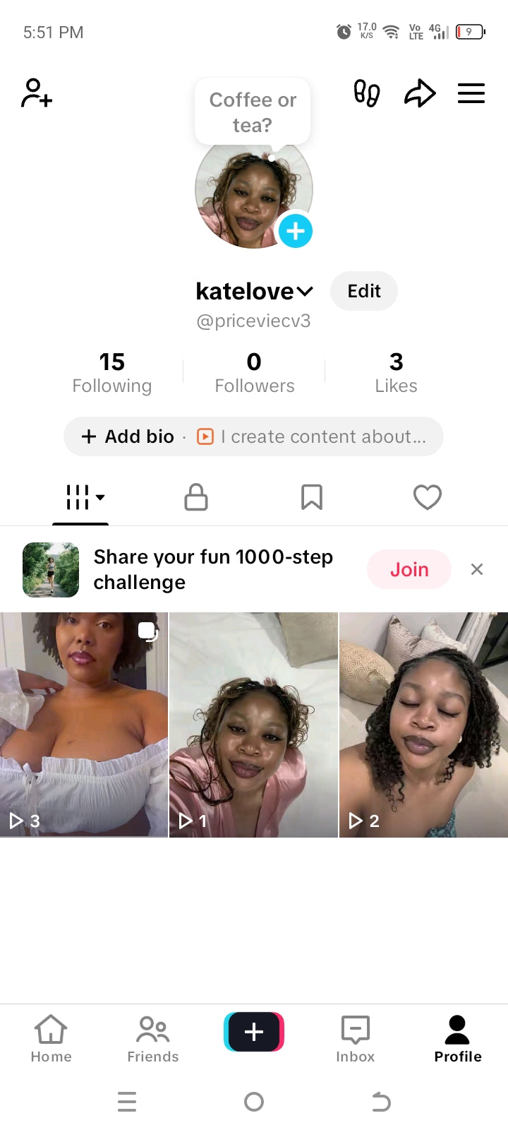Tikktok empty followers