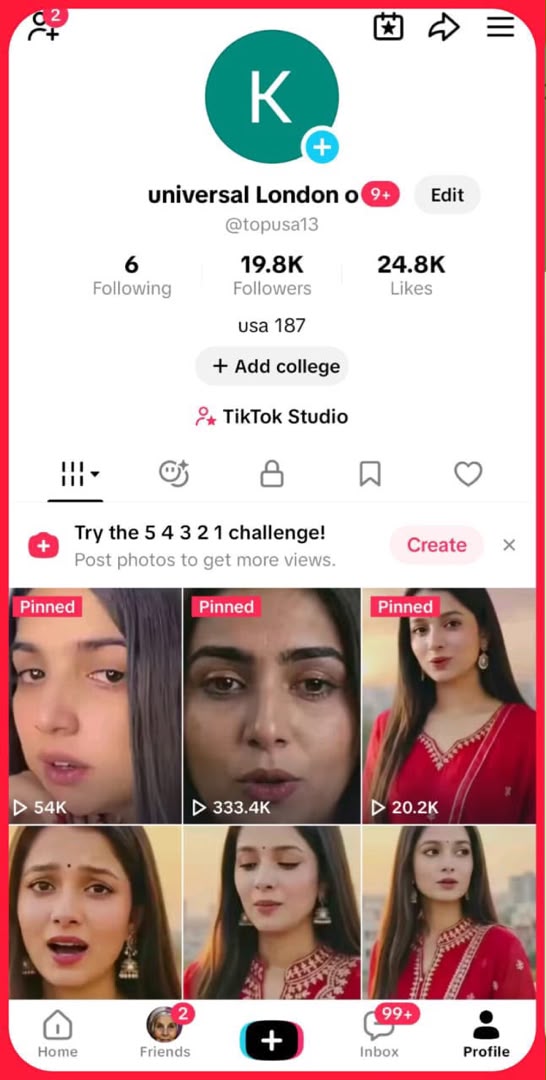 UK London tiktok 19k followers high quality