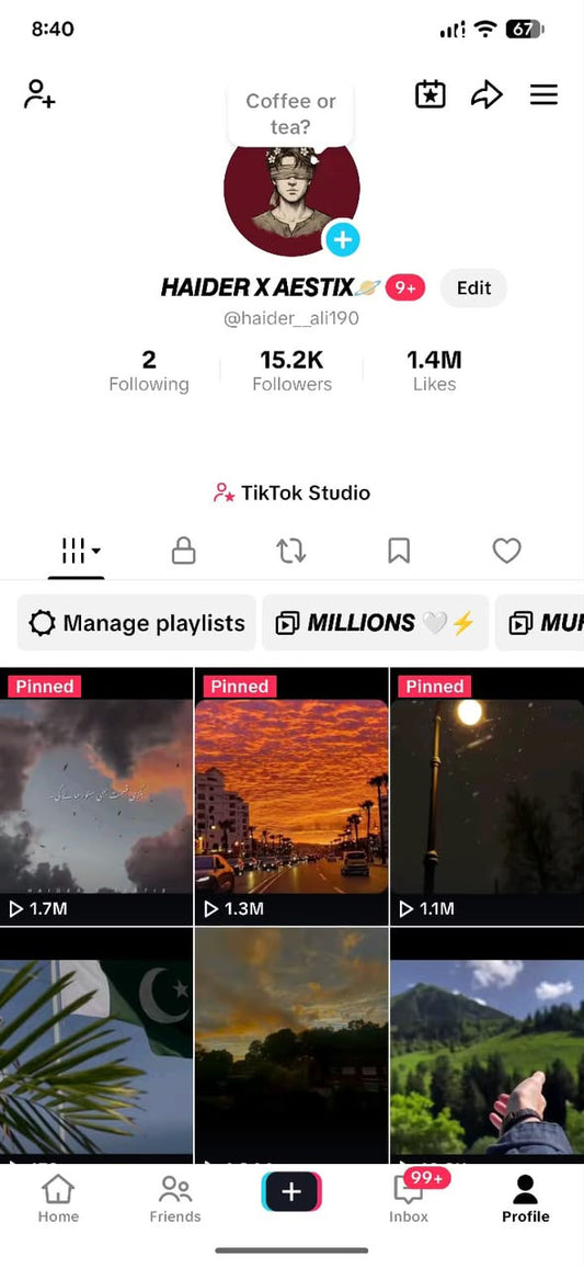 UK tiktok 15k followers