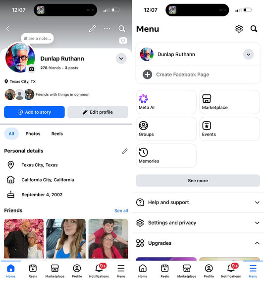 STANDARD FB  USA 🇺🇸(200+ friends)Facebook•*marketplace*, *create page