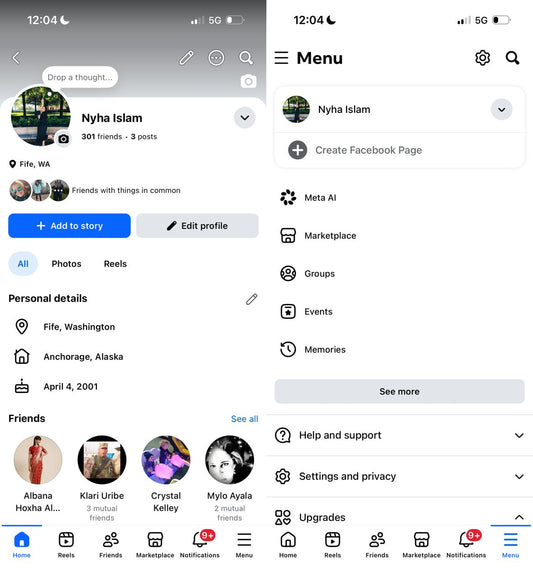 STANDARD FB  USA 🇺🇸(200+ friends)Facebook•*marketplace*, *create page
