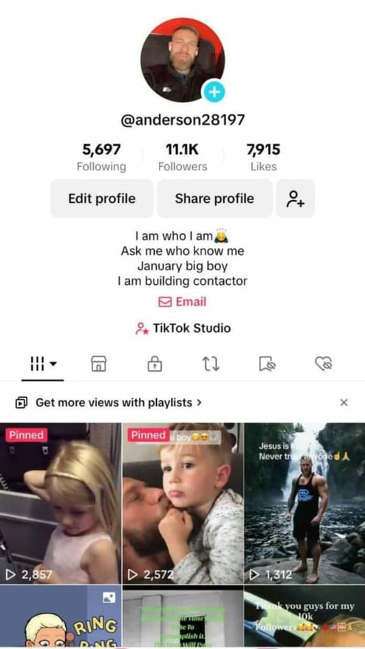 11k followers high standard tikktok