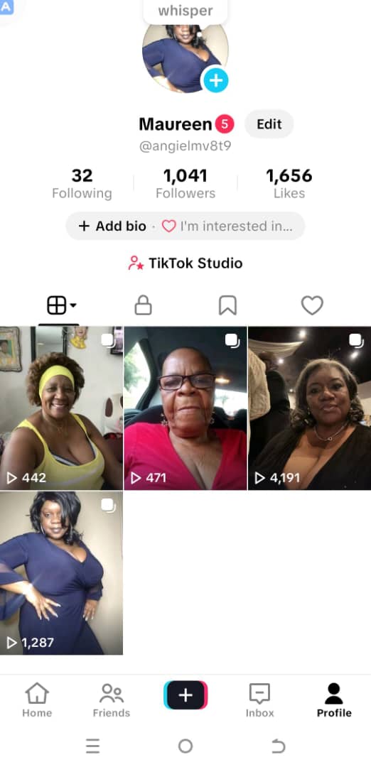 Tikktok 1k followers